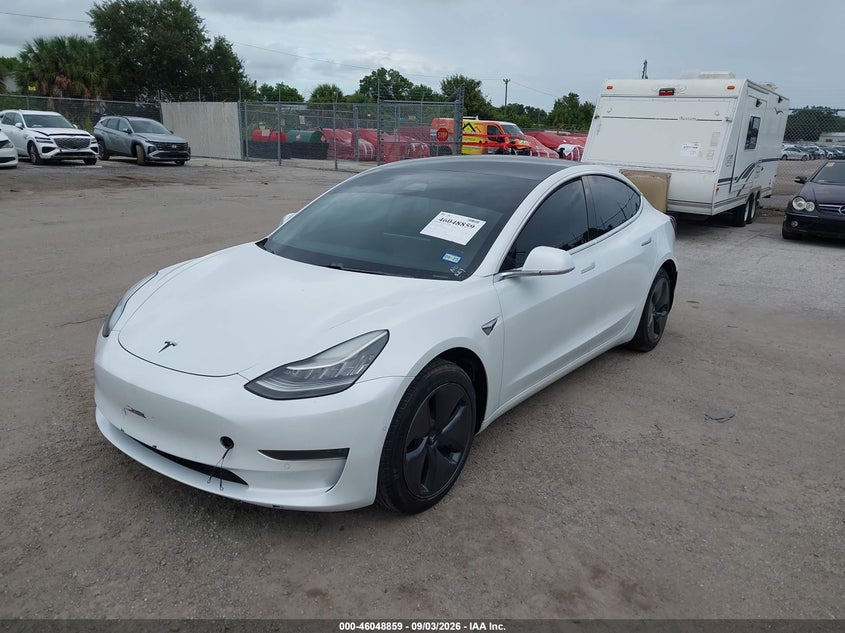 2020 Tesla Model 3 VIN 5YJ3E1EA6LF799620 IAAI salvage auction — REAR END, Clear (Florida), sold $6,950 on 2026-09-07 (photo 2)