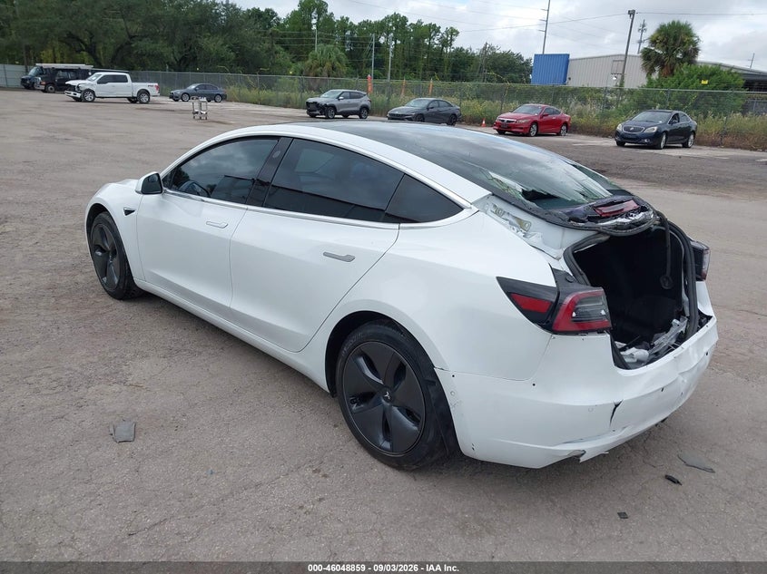 2020 Tesla Model 3 VIN 5YJ3E1EA6LF799620 IAAI salvage auction — REAR END, Clear (Florida), sold $6,950 on 2026-09-07 (photo 3)