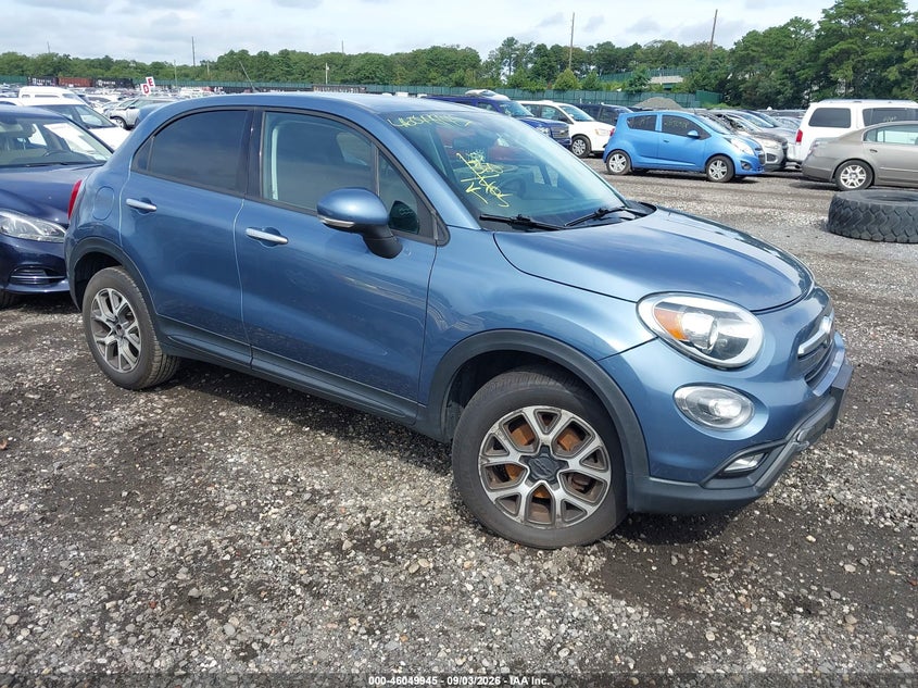 2017 Fiat 500x VIN ZFBCFYCB7HP614458 IAAI salvage auction — NORMAL WEAR, Clear (New York), sold $1,075 on 2026-09-21 (photo 1)
