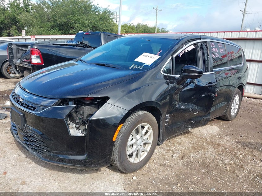 2027 Chrysler Pacifica VIN 2C4RC1BG1VR576837 IAAI salvage auction — LEFT SIDE, Wait Title, sold $14,650 on 2026-09-10 (photo 2)