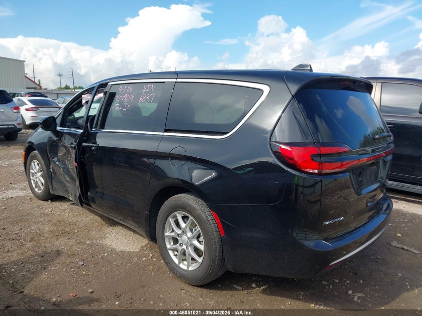 2027 Chrysler Pacifica VIN 2C4RC1BG1VR576837 IAAI salvage auction — LEFT SIDE, Wait Title, sold $14,650 on 2026-09-10 (photo 3)