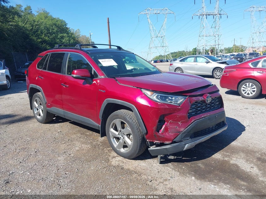2020 Toyota Rav4 hybrid VIN JTMDWRFV1LD547251 — IAAI salvage auction photo