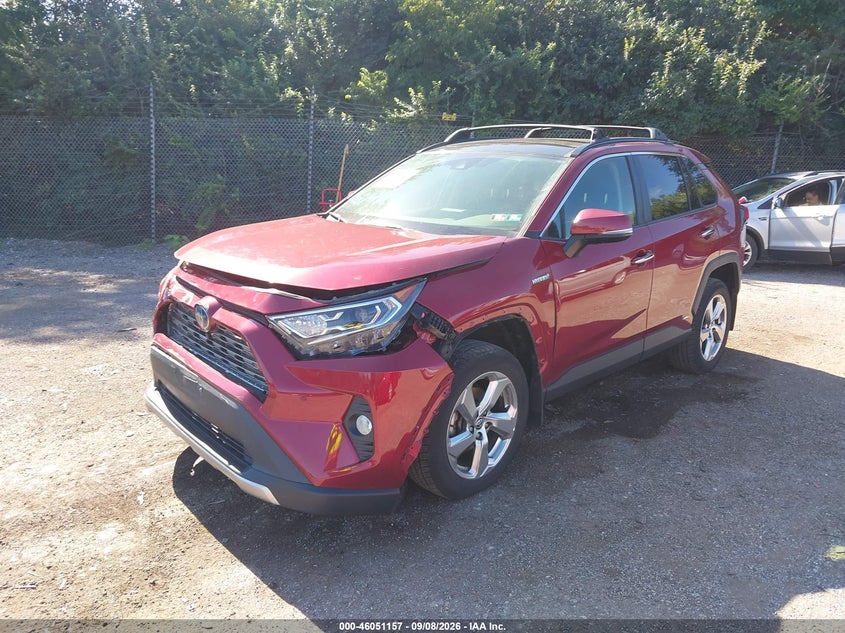 2020 Toyota Rav4 hybrid VIN JTMDWRFV1LD547251 IAAI salvage auction — RIGHT FRONT, Salvage (Pennsylvania), sold $12,650 on 2026-10-09 (photo 2)