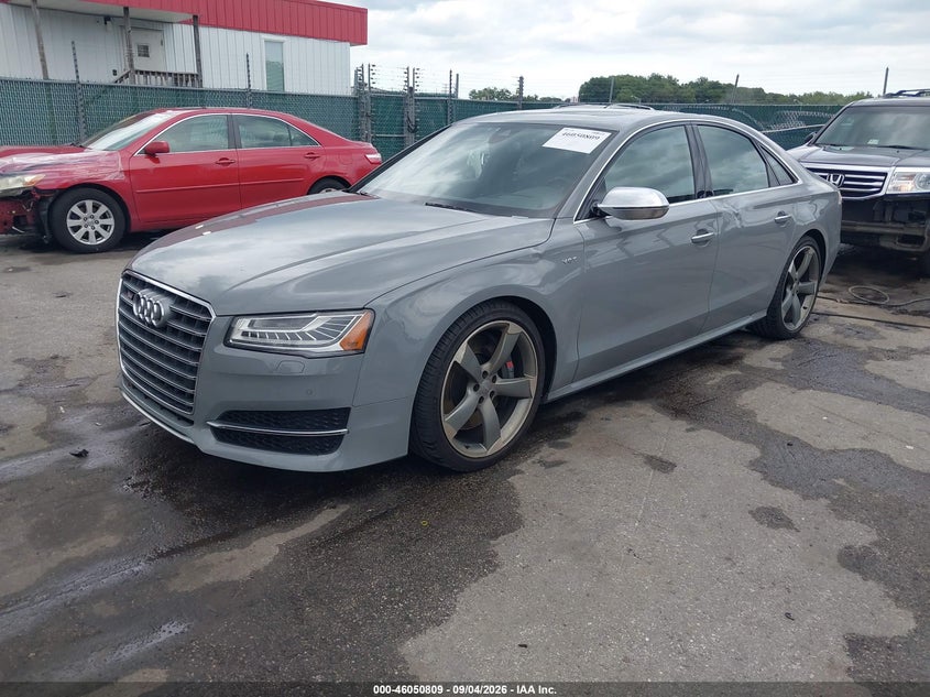 2015 Audi S8 VIN WAUK2AFD7FN038532 IAAI salvage auction — ROOF, Wait Title, sold $10,100 on 2026-09-26 (photo 2)
