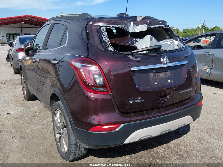 2017 Buick Encore VIN KL4CJASB0HB167290 IAAI salvage auction — REAR END, Wait Title, sold $600 on 2026-10-03 (photo 3)