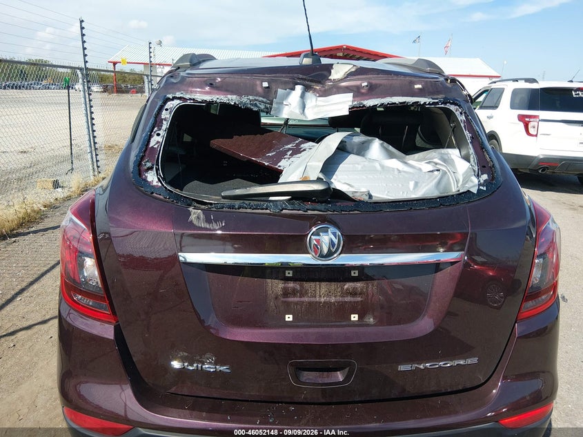 2017 Buick Encore VIN KL4CJASB0HB167290 IAAI salvage auction — REAR END, Wait Title, sold $600 on 2026-10-03 (photo 6)