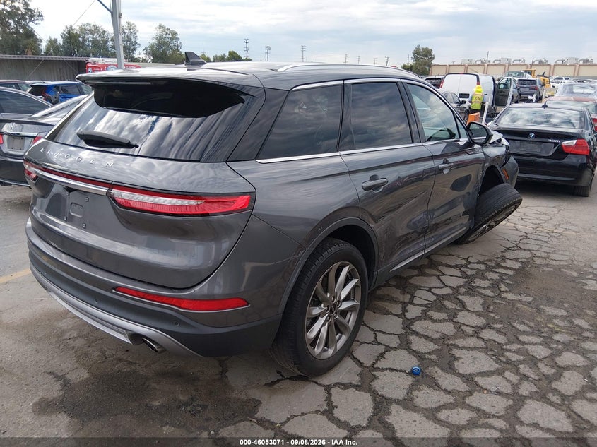 2021 Lincoln Corsair VIN 5LMCJ1C99MUL22945 IAAI salvage auction — RIGHT FRONT, Salvage (California), sold $4,000 on 2026-09-27 (photo 4)