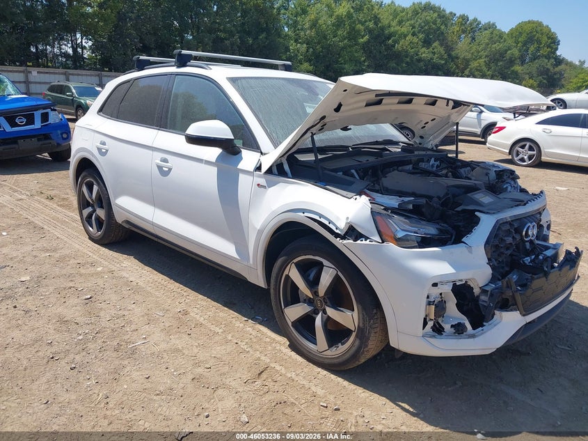 2023 Audi Q5 VIN WA1EAAFY0P2033885 — IAAI salvage auction photo