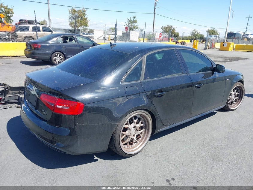 2014 Audi A4 VIN WAUFFAFL2EN024162 IAAI salvage auction — FRONT END, Wait Title, sold $925 on 2026-10-03 (photo 4)