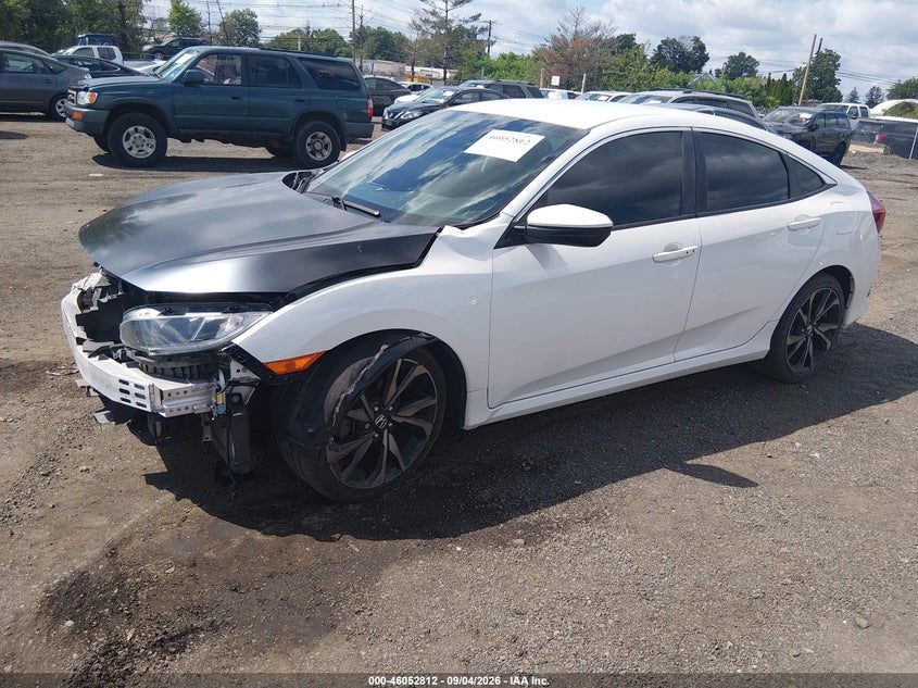 2021 Honda Civic VIN 2HGFC2F84MH533613 IAAI salvage auction — FRONT END, Clear (New Jersey), sold $5,000 on 2026-09-11 (photo 2)