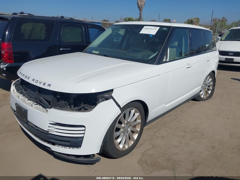 2019 Land rover RANGE ROVER VIN SALGS2SVXKA540488 IAAI salvage auction — FRONT END, Salvage (California), sold $0 on 2026-10-10 (photo 2)