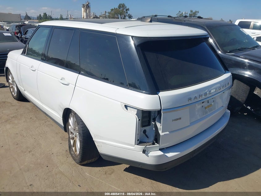 2019 Land rover RANGE ROVER VIN SALGS2SVXKA540488 IAAI salvage auction — FRONT END, Salvage (California), sold $0 on 2026-10-10 (photo 3)