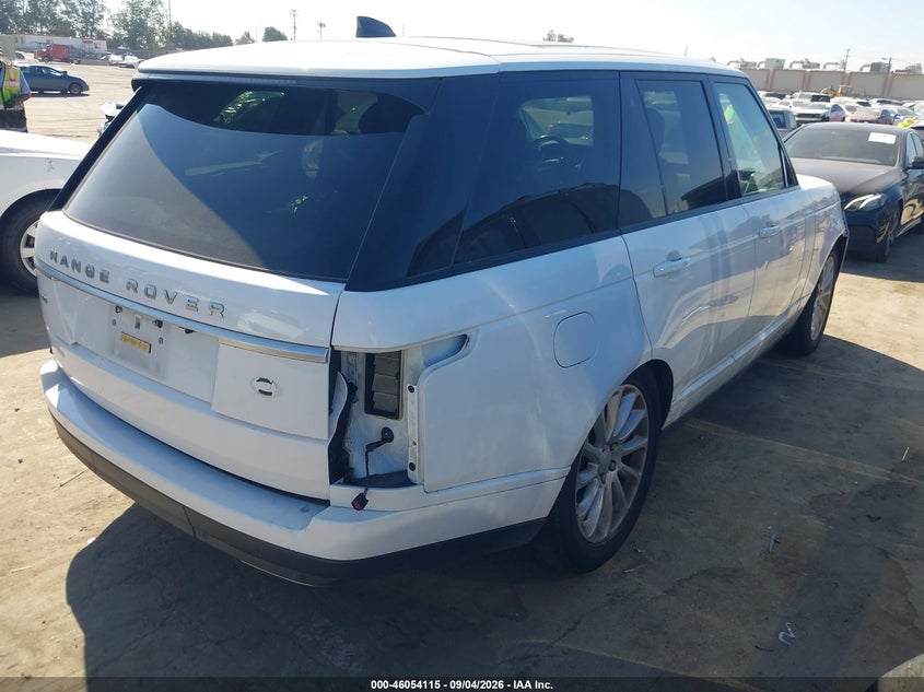 2019 Land rover RANGE ROVER VIN SALGS2SVXKA540488 IAAI salvage auction — FRONT END, Salvage (California), sold $0 on 2026-10-10 (photo 4)