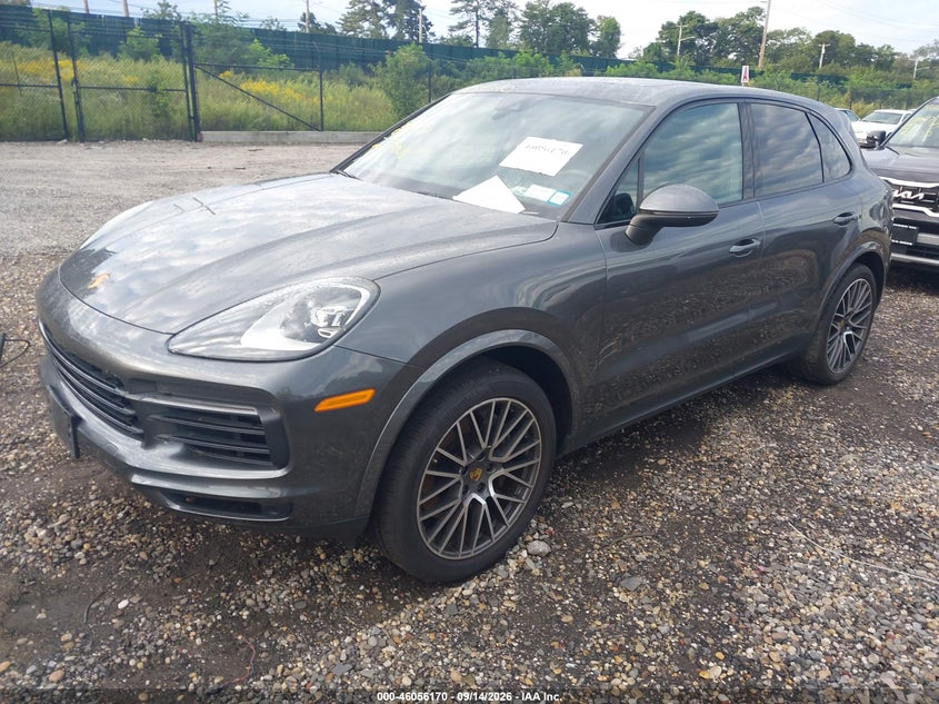 2021 Porsche Cayenne VIN WP1AA2AY7MDA09146 IAAI salvage auction — WATER/FLOOD, Mv-907A (New York), sold $14,950 on 2026-10-06 (photo 2)