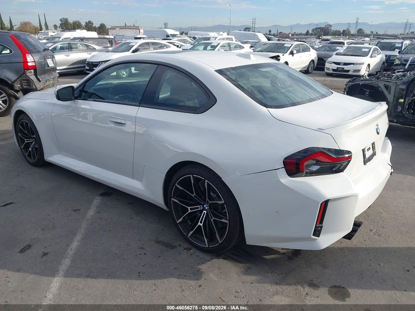 2026 BMW M2 VIN 3MF23DM00T8G44817 IAAI salvage auction — REAR END, Clear (California), sold $51,250 on 2026-09-16 (photo 3)
