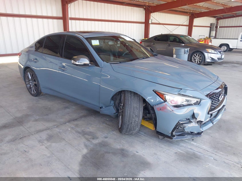 2021 Infiniti Q50 VIN JN1FV7DP5MM850476 — IAAI salvage auction photo
