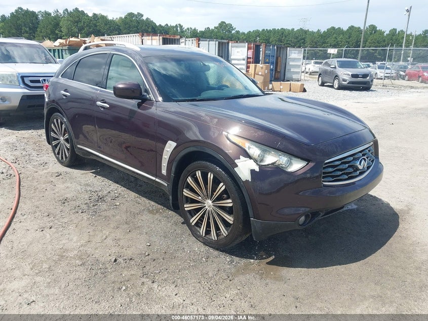 2010 Infiniti Fx35 VIN JN8AS1MW9AM851974 IAAI salvage auction — NORMAL WEAR, Repossession Paperwork (Georgia), sold $1,325 on 2026-10-04 (photo 1)