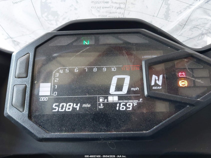 2024 Kawasaki Ninja VIN ML5EXGG13RDA01011 IAAI salvage auction — SIDE, Wait Title, sold $1,550 on 2026-10-05 (photo 7)