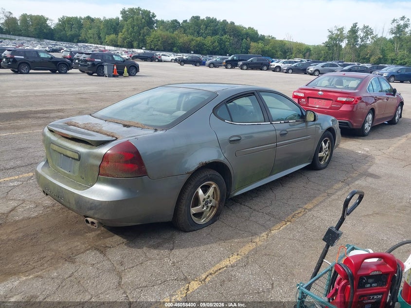 2004 Pontiac Grand prix VIN 2G2WP522541233565 IAAI salvage auction — NORMAL WEAR, Clear (Michigan), sold $375 on 2026-09-22 (photo 4)