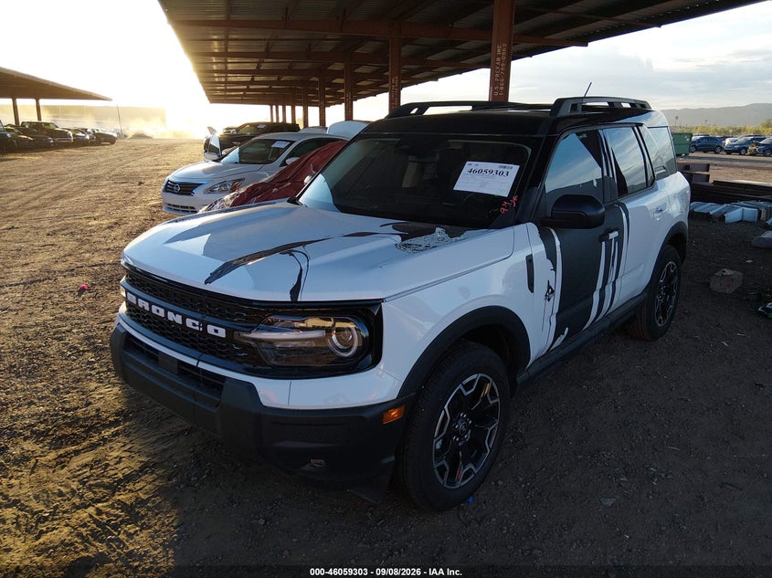 2026 Ford Bronco sport VIN 3FMCR9CN1TRF06712 IAAI salvage auction — VANDALISM, Salvage (Arizona), sold $13,200 on 2026-09-29 (photo 2)