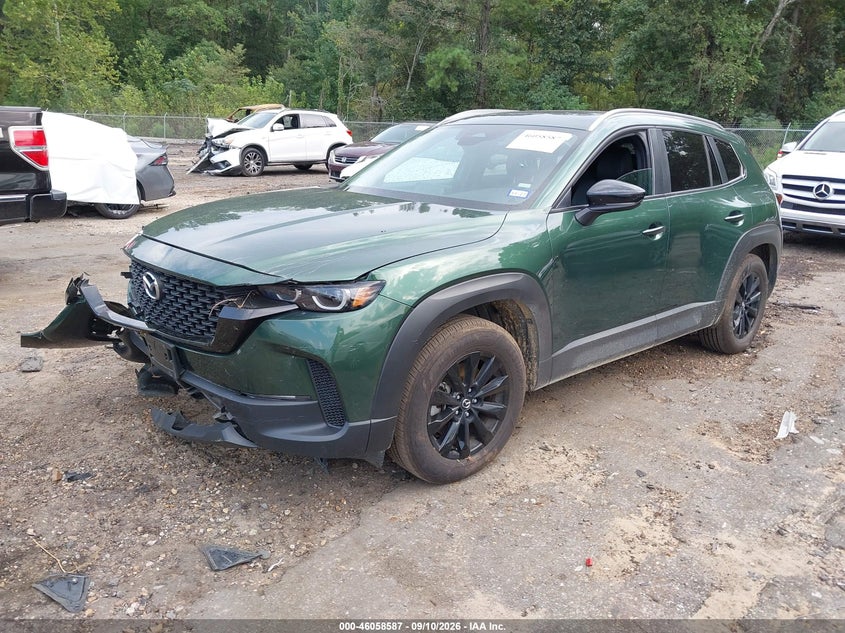 2026 Mazda Cx-50 VIN 7MMVABBLXTN463180 IAAI salvage auction — FRONT END, Enterprise Vehicles Clear Only (Texas), sold $13,500 on 2026-09-22 (photo 2)