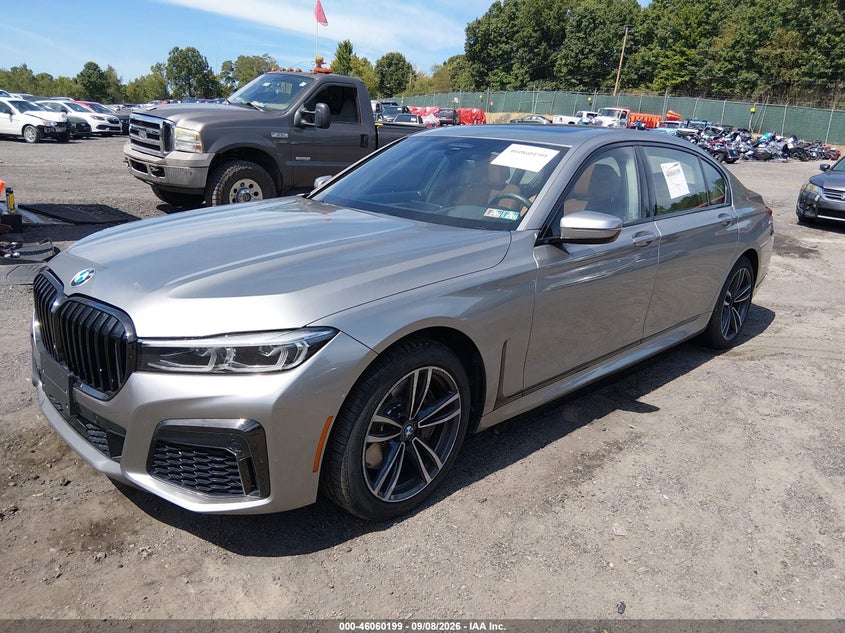 2021 BMW 7 Series VIN WBA7U2C04MCF65379 IAAI salvage auction — ENGINE DAMAGE, Salvage Title, sold $11,900 on 2026-10-03 (photo 2)