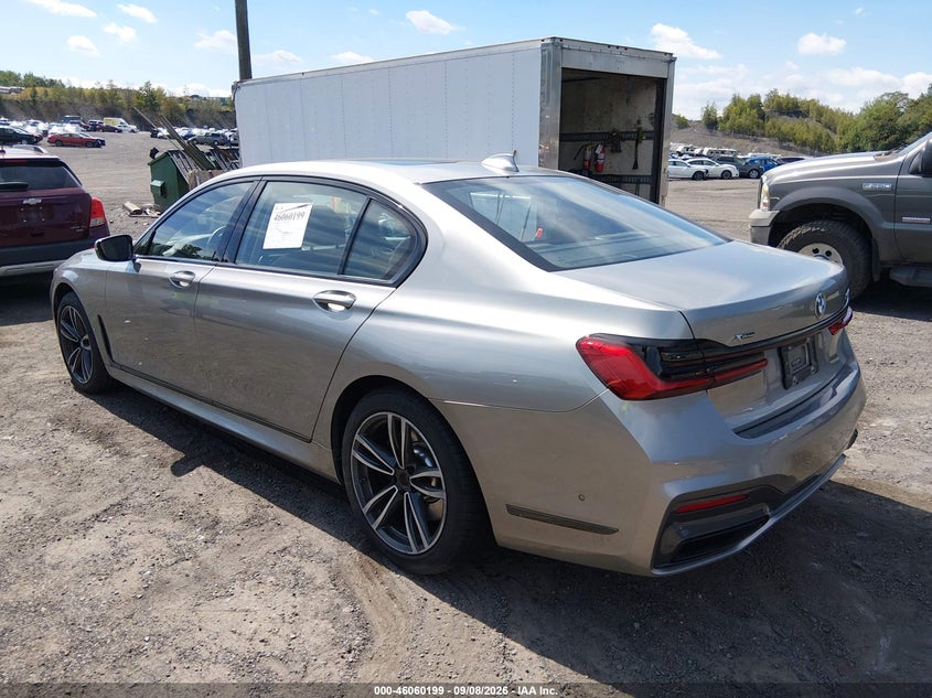 2021 BMW 7 Series VIN WBA7U2C04MCF65379 IAAI salvage auction — ENGINE DAMAGE, Salvage Title, sold $11,900 on 2026-10-03 (photo 3)