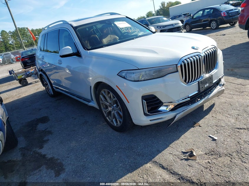 2019 BMW X7 VIN 5UXCW2C51KL086322 — IAAI salvage auction photo