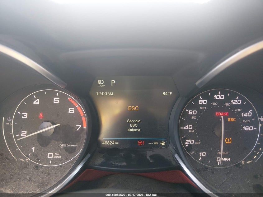 2019 Alfa romeo Stelvio VIN ZASPAKBN5K7C30215 IAAI salvage auction — NORMAL WEAR, Regular (Nevada), sold $4,250 on 2026-10-16 (photo 7)