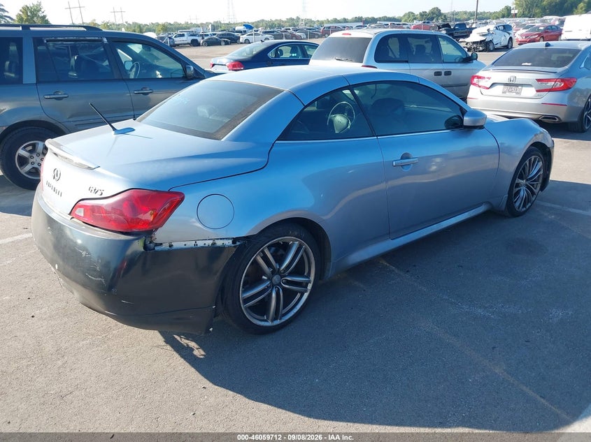 2011 Infiniti G37 VIN JN1CV6FE8BM953736 IAAI salvage auction — NORMAL WEAR, Clear (Tennessee), sold $0 on 2026-10-01 (photo 4)