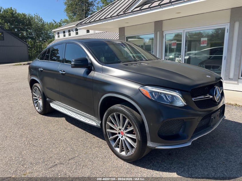 2016 Mercedes-benz Amg gle coupe VIN 4JGED6EB6GA025301 — IAAI salvage auction photo