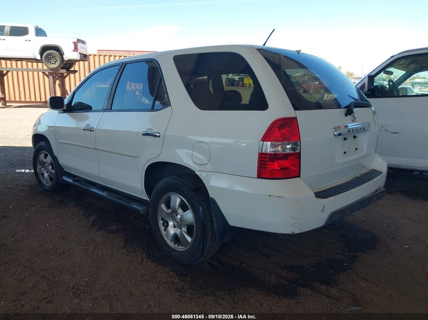 2003 Acura Mdx VIN 2HNYD18203H553468 IAAI salvage auction — NORMAL WEAR, Clear (Arizona), sold $0 on 2026-10-01 (photo 3)