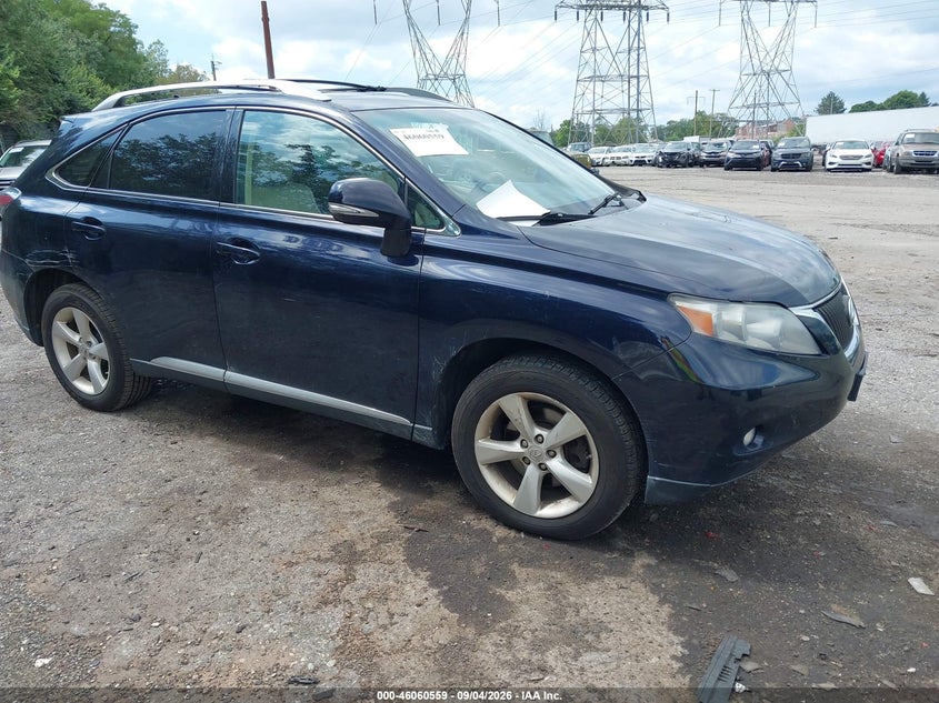 2010 Lexus Rx 350 VIN 2T2BK1BA4AC062941 — IAAI salvage auction photo