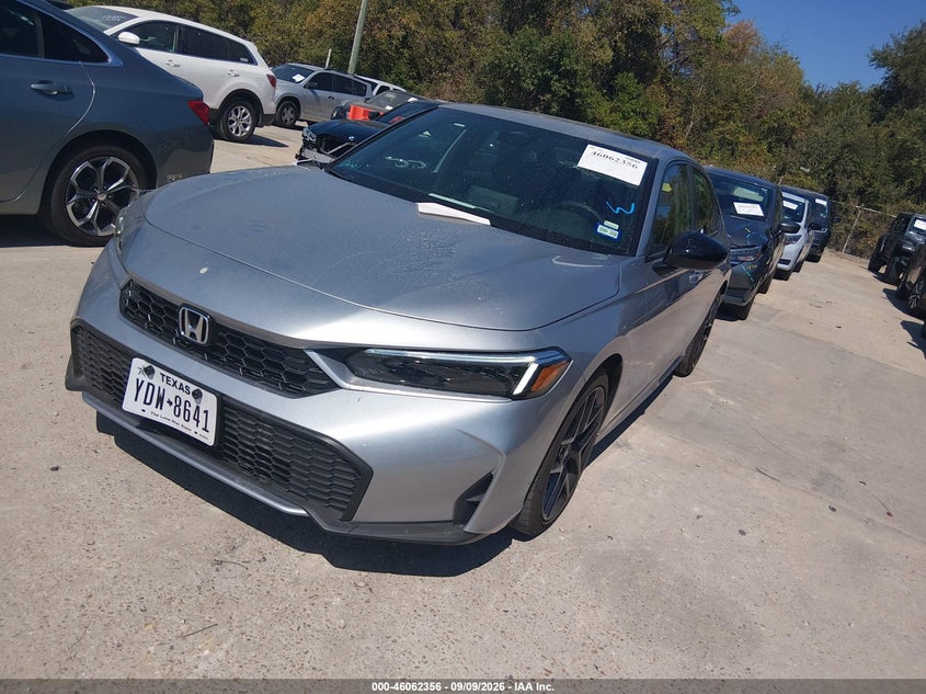 2026 Honda Civic VIN 2HGFE4F85TH350774 IAAI salvage auction — NORMAL WEAR, Enterprise Vehicles Clear Only (Texas), sold $25,200 on 2026-09-14 (photo 2)