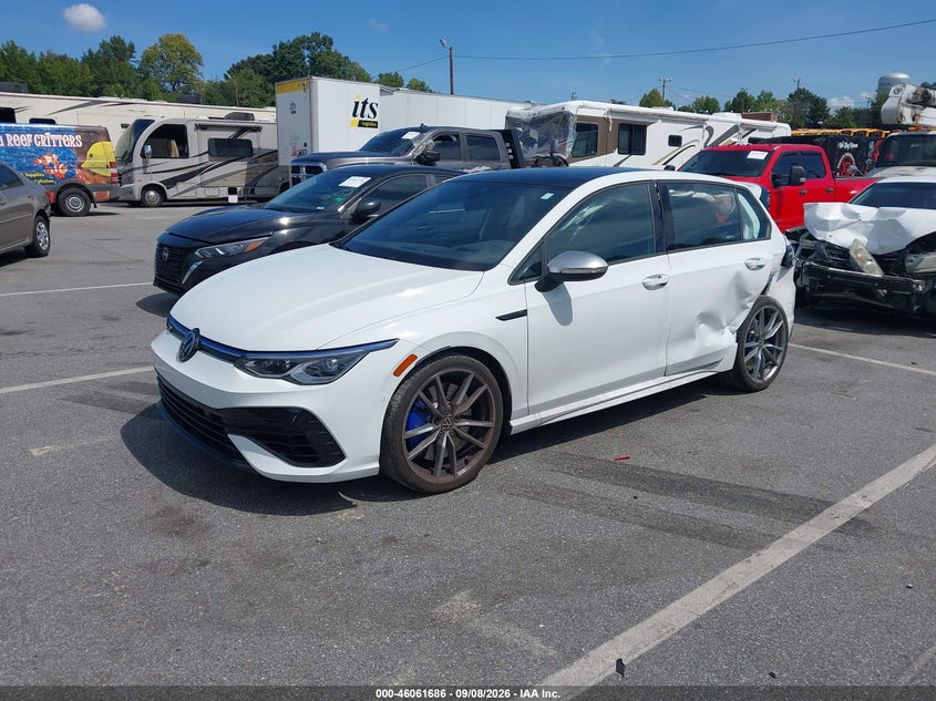 2024 Volkswagen Golf r VIN WVWEB7CD9RW233229 IAAI salvage auction — LEFT & RIGHT, Salvage (North Carolina), sold $17,275 on 2026-10-08 (photo 2)