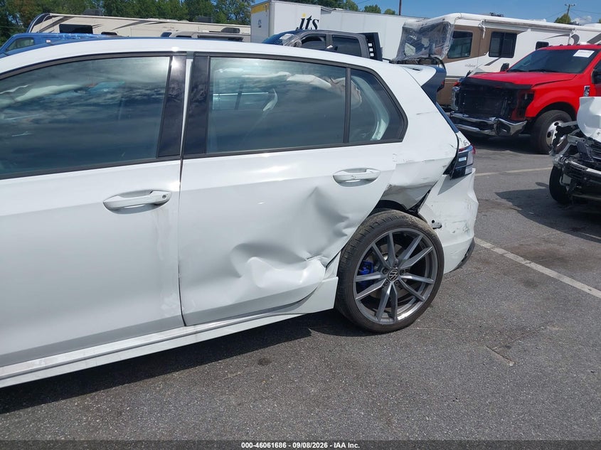 2024 Volkswagen Golf r VIN WVWEB7CD9RW233229 IAAI salvage auction — LEFT & RIGHT, Salvage (North Carolina), sold $17,275 on 2026-10-08 (photo 6)