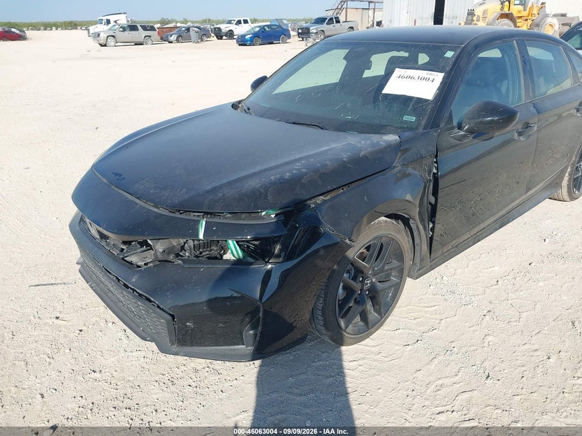 2026 Honda Civic VIN 2HGFE2F50TH559690 IAAI salvage auction — LEFT FRONT, Enterprise Vehicles Clear Only (Arizona), sold $20,450 on 2026-09-15 (photo 6)