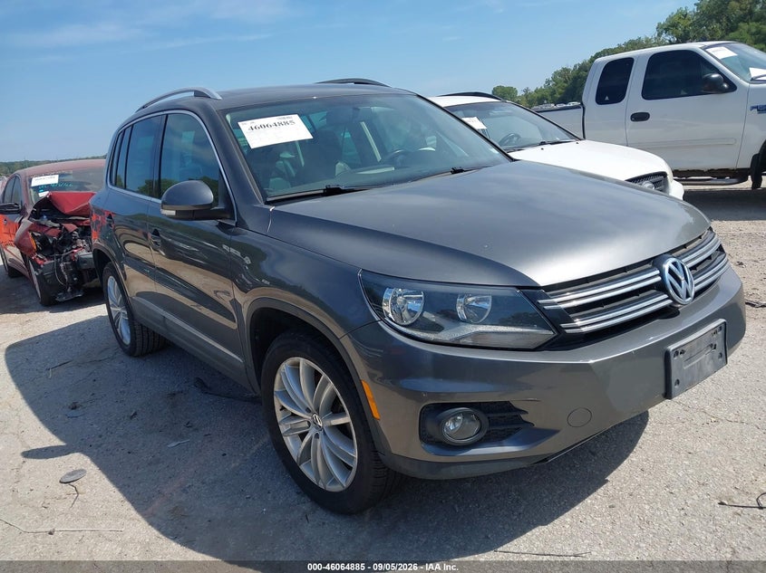 2013 Volkswagen Tiguan VIN WVGAV7AX7DW018391 IAAI salvage auction — NORMAL WEAR, Wait Title, sold $0 on 2026-09-29 (photo 1)