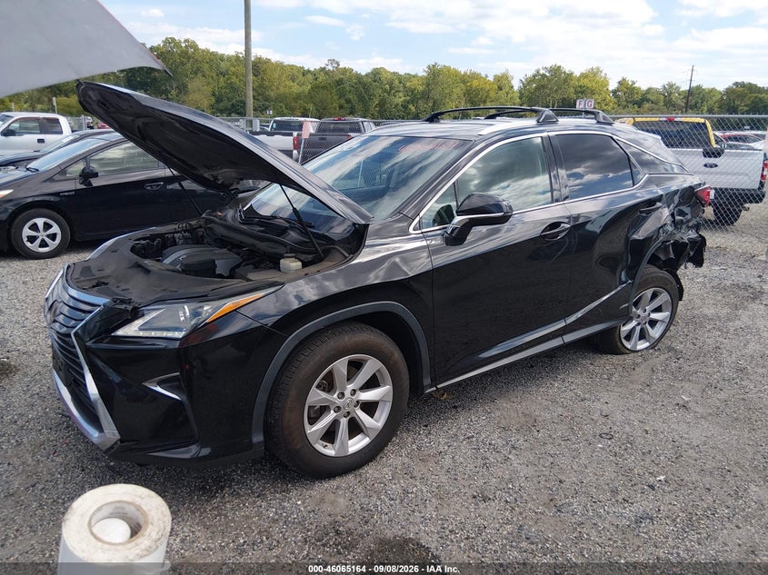 2016 Lexus Rx VIN 2T2BZMCA2GC017226 IAAI salvage auction — REAR END, Salvage - Greater Than 75% (Maryland), sold $10,500 on 2026-10-12 (photo 2)