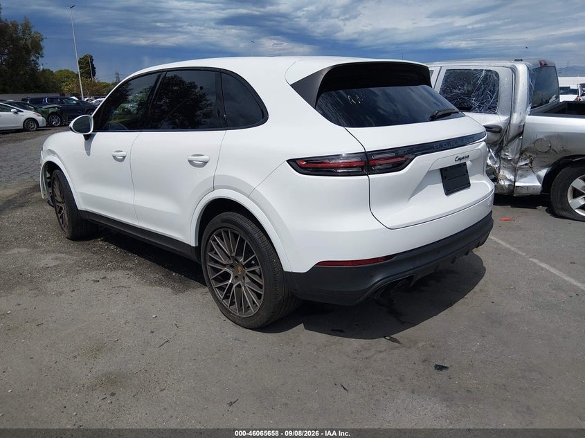 2023 Porsche Cayenne VIN WP1AA2AY9PDA04499 IAAI salvage auction — FRONT END, Salvage (California), sold $19,950 on 2026-09-14 (photo 3)
