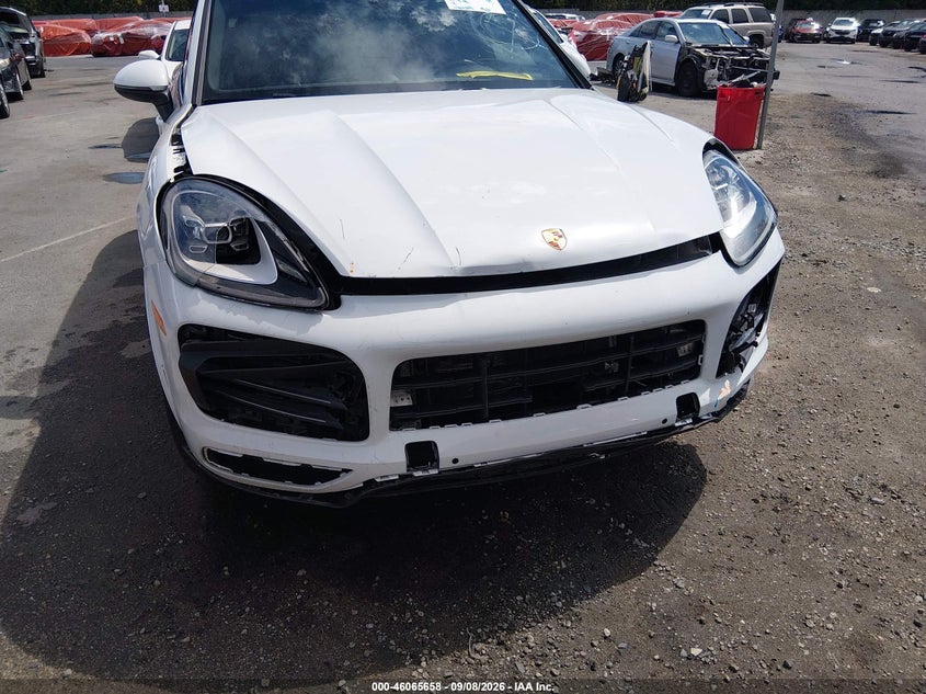 2023 Porsche Cayenne VIN WP1AA2AY9PDA04499 IAAI salvage auction — FRONT END, Salvage (California), sold $19,950 on 2026-09-14 (photo 6)