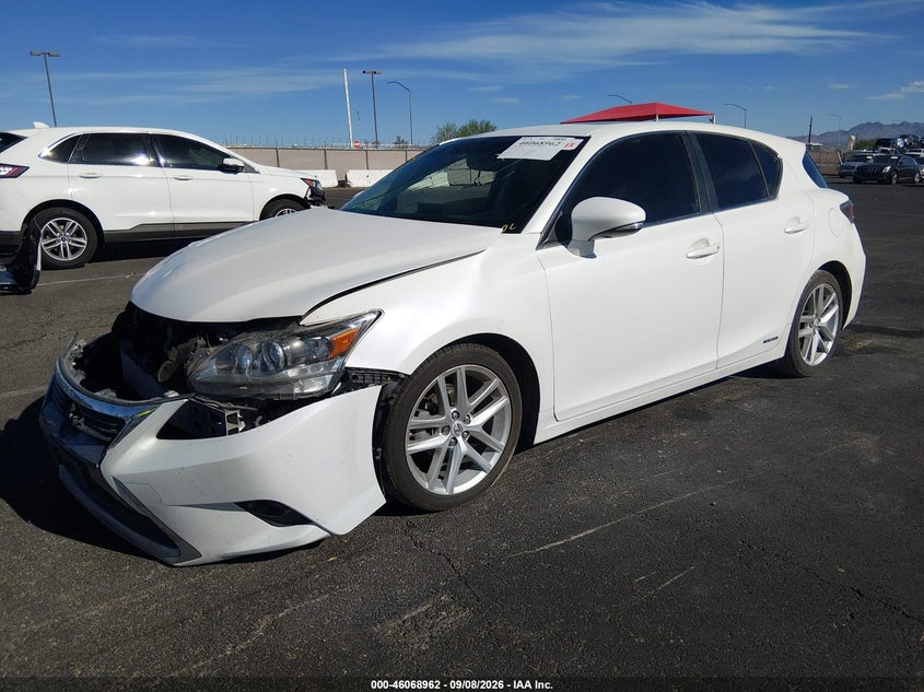 2014 Lexus Ct VIN JTHKD5BH5E2199084 IAAI salvage auction — FRONT END, Salvage (Nevada), sold $3,950 on 2026-09-27 (photo 2)