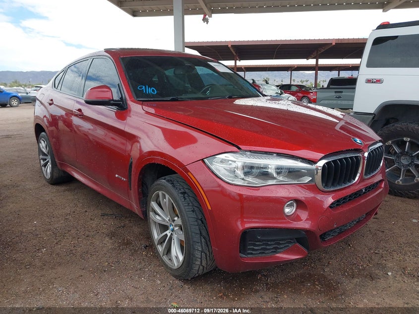 2017 BMW X6 VIN 5UXKU0C36H0G57465 — IAAI salvage auction photo
