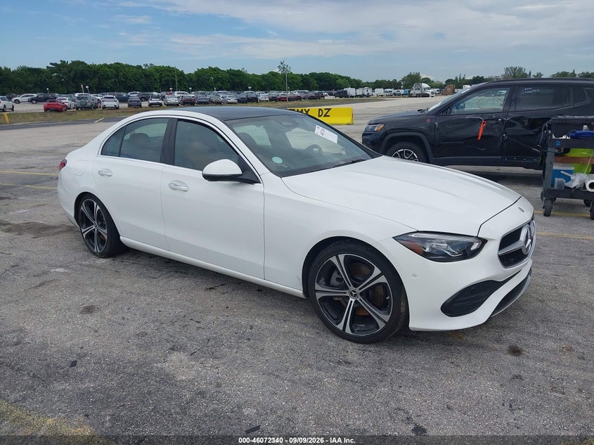 2025 Mercedes-Benz C-klasse VIN W1KAF4GB0SR249873 — IAAI salvage auction photo