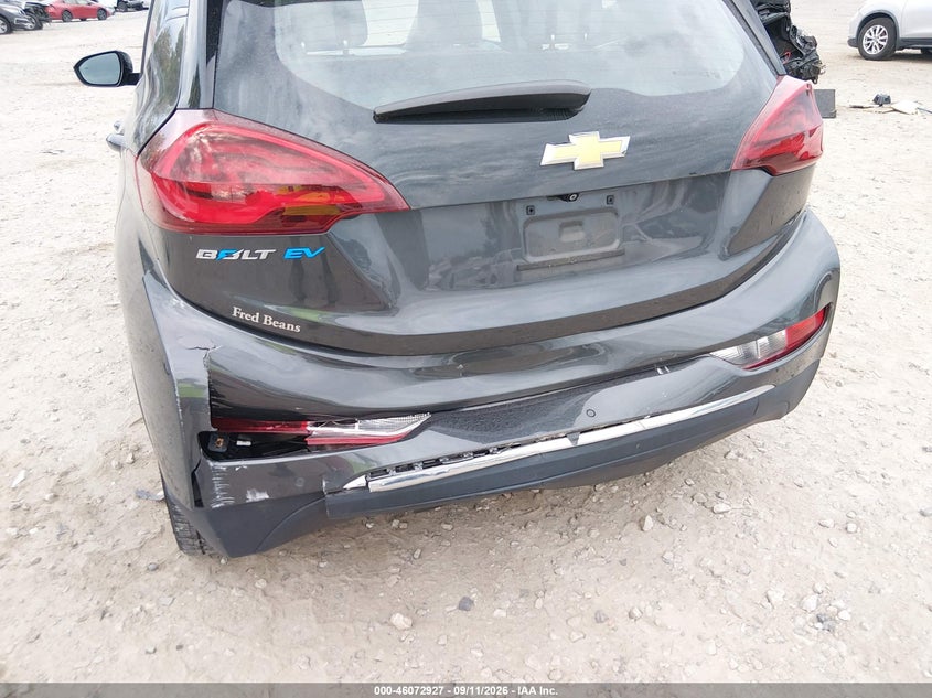 2021 Chevrolet Bolt VIN 1G1FY6S05M4105076 IAAI salvage auction — REAR END, Wait Title, sold $7,600 on 2026-10-01 (photo 6)