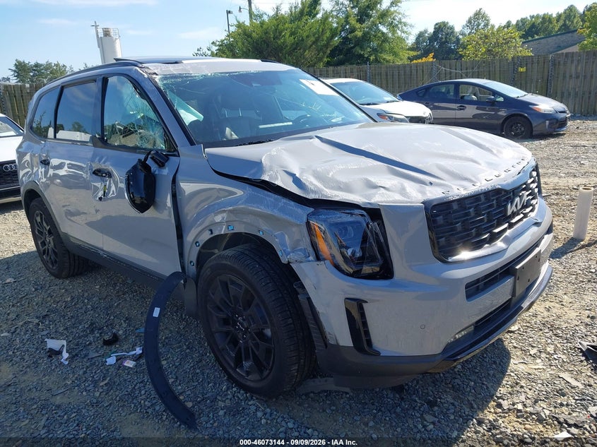 2022 Kia Telluride VIN 5XYP5DHC6NG295001 IAAI salvage auction — FRONT END, Salvage (Virginia), sold $3,200 on 2026-10-03 (photo 1)