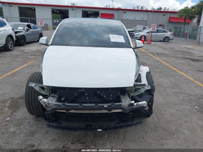 2026 Tesla Model y VIN 7SAYGDED2TA477066 IAAI salvage auction — FRONT END, Wait Title, sold $21,100 on 2026-10-10 (photo 6)