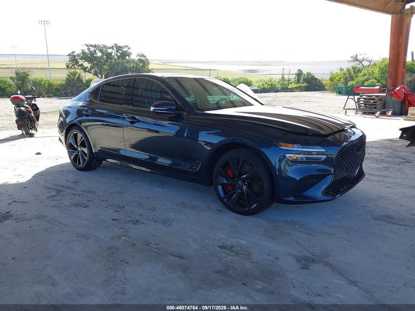 2023 Genesis G70 VIN KMTG54TE1PU119873 — IAAI salvage auction photo