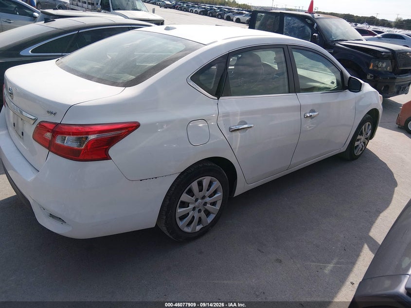 2017 Nissan Sentra VIN 3N1AB7AP1HL657295 IAAI salvage auction — NORMAL WEAR, Salvage Rebuilt (North Carolina), sold $1,100 on 2026-09-30 (photo 4)