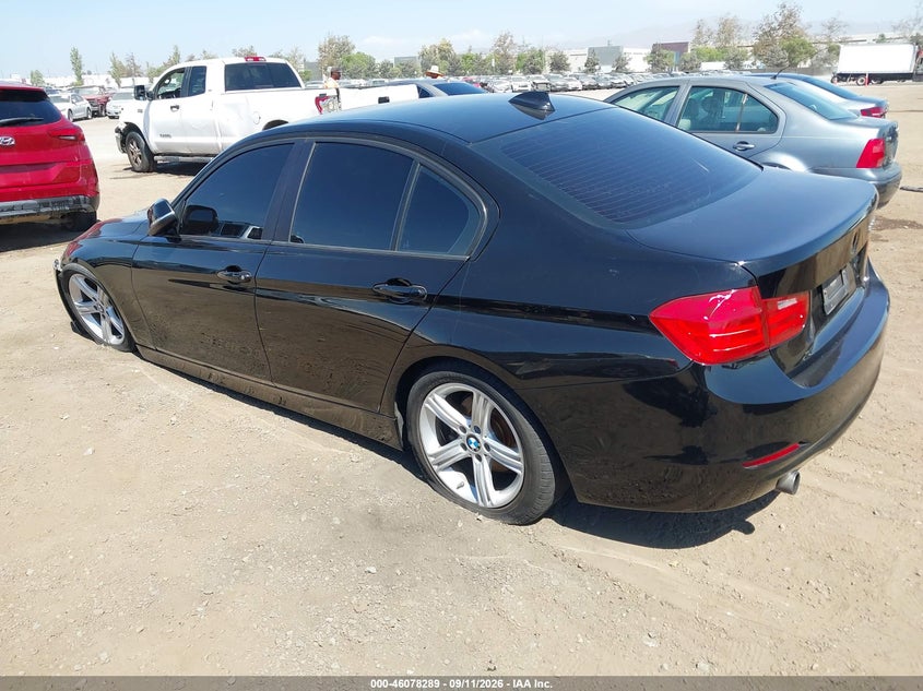2015 BMW 3er VIN WBA3B1C56FK141296 IAAI salvage auction — LEFT FRONT, Salvage (California), sold $775 on 2026-10-06 (photo 3)
